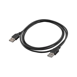 Adapter: Akyga - USB / USB (m) kábel, fekete 1,8m