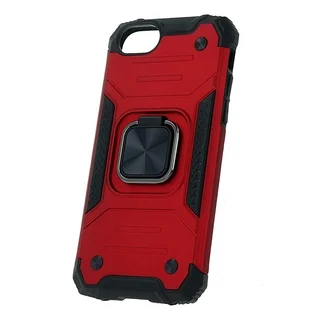 Telefontok iPhone SE3 2022 - Nitro Ring Armor - piros gyűrűs, kitámasztható, ütésálló műanyag hátlaptok