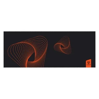 Egérpad - Liocat PD 683 XXL - fekete/narancssárga egérpad (80 x 30 cm, szövet) 