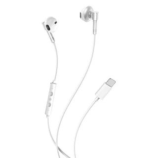 Headset: XO EP60 - stereo ezüst headset - Type-C (USB-C) csatlakozóval