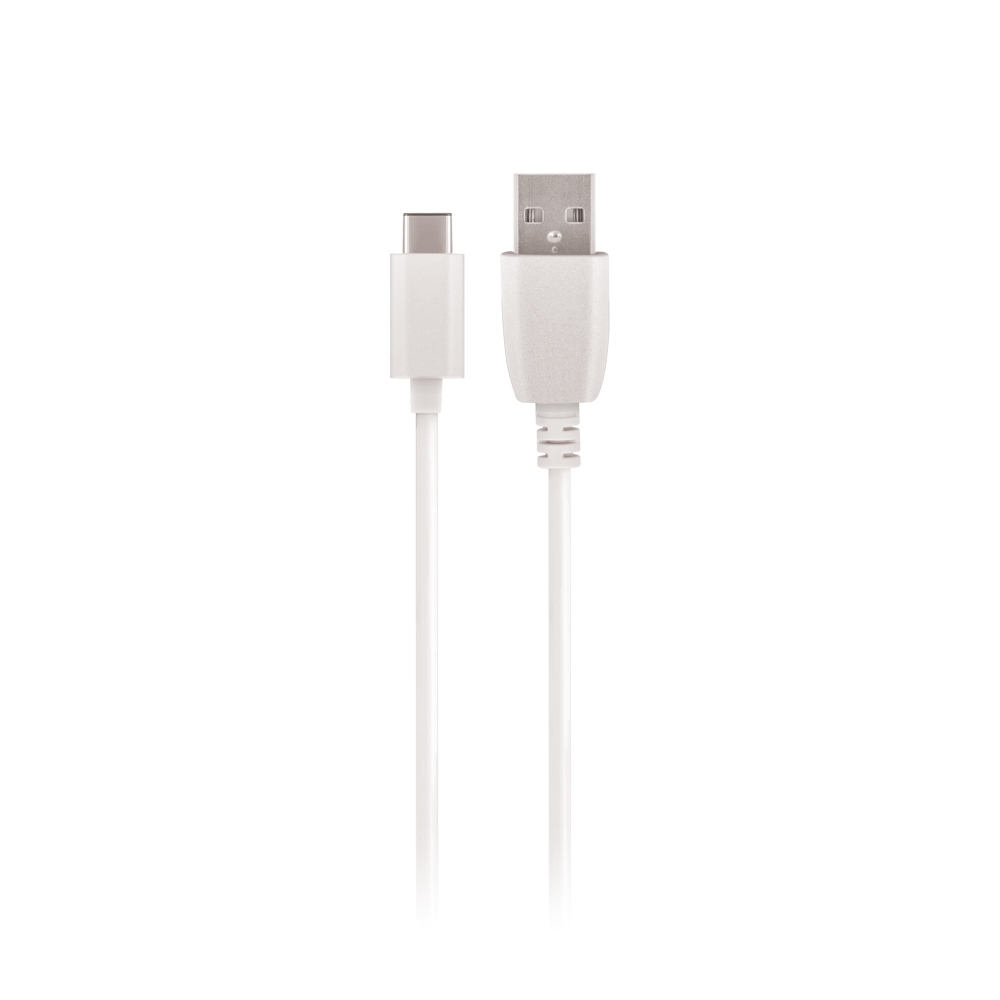 Adatkábel: MaxLife - USB / Type-C (USB-C) fehér adatkábel 3m, 2A
