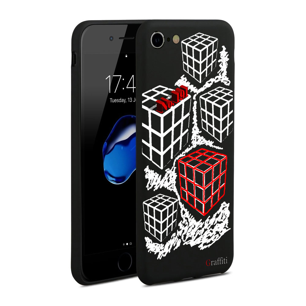iPhone 8 Plus Telefontok - Graffiti No.191 mintás szilikon tok