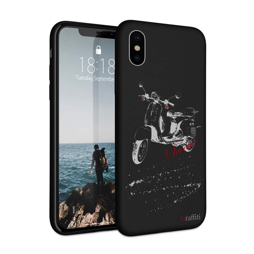 iPhone Xs Telefontok - Graffiti No.184 mintás szilikon tok iPhone Xs Telefontok - Graffiti No.184 mintás szilikon tok