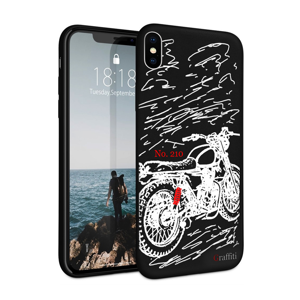 iPhone XS Max Telefontok - Graffiti No.210 mintás szilikon tok iPhone XS Max Telefontok - Graffiti No.210 mintás szilikon tok