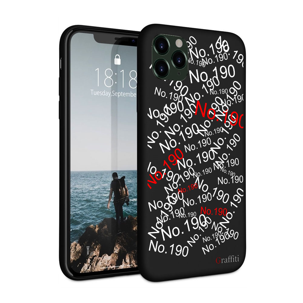 iPhone 11 Pro Max Telefontok - Graffiti No.190 mintás szilikon tok