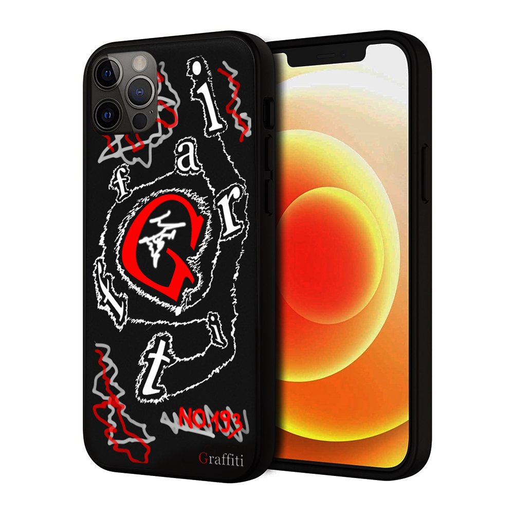 iPhone 12 Pro Max Telefontok - Graffiti No.193 mintás szilikon tok