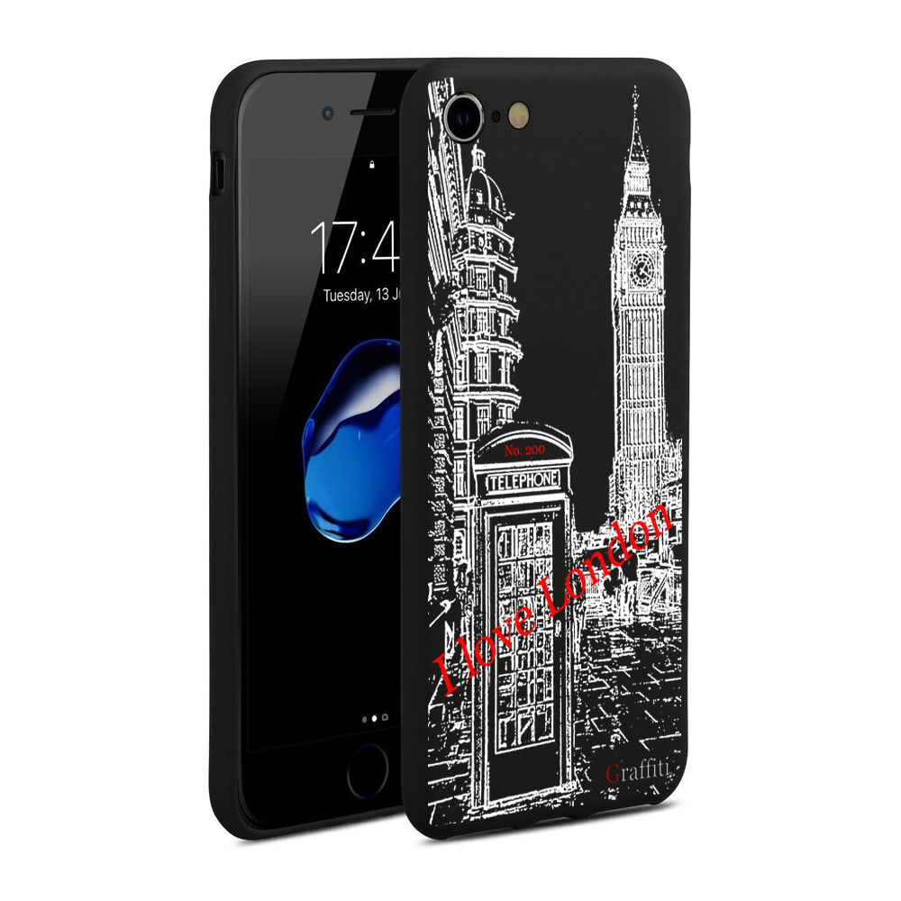 iPhone 8 Telefontok - Graffiti No.200 mintás szilikon tok