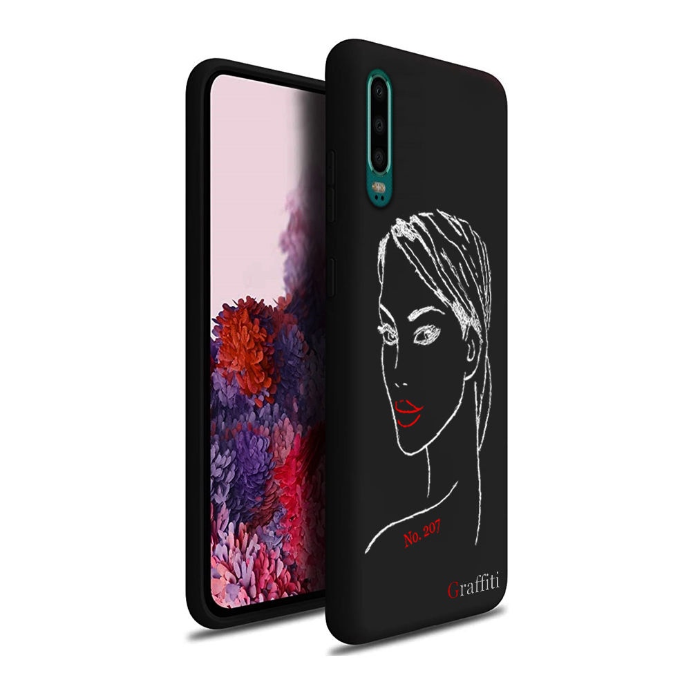 Huawei P30 Telefontok - Graffiti No.207 mintás szilikon tok Huawei P30 Telefontok - Graffiti No.207 mintás szilikon tok