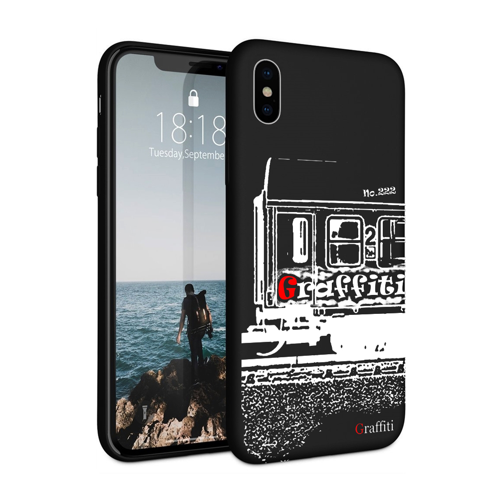 iPhone X Telefontok - Graffiti No.222 mintás szilikon tok iPhone X Telefontok - Graffiti No.222 mintás szilikon tok