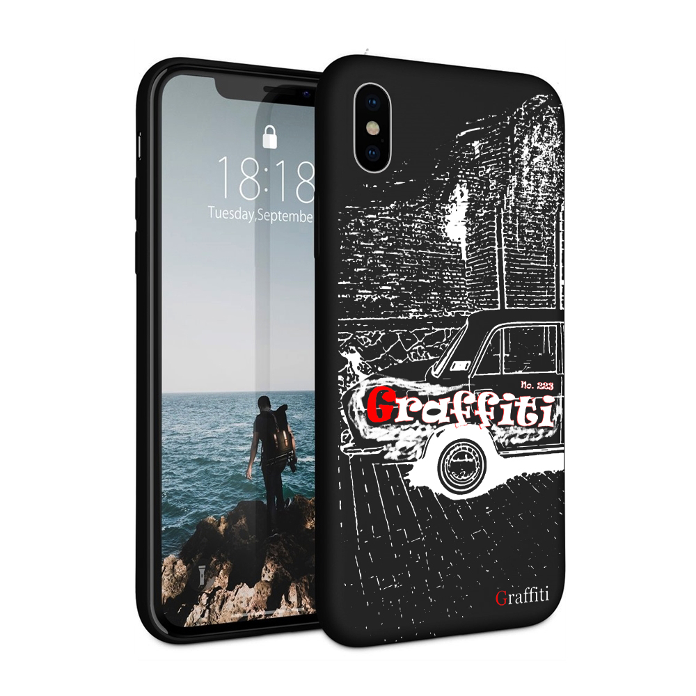 iPhone Xs Telefontok - Graffiti No.223 mintás szilikon tok