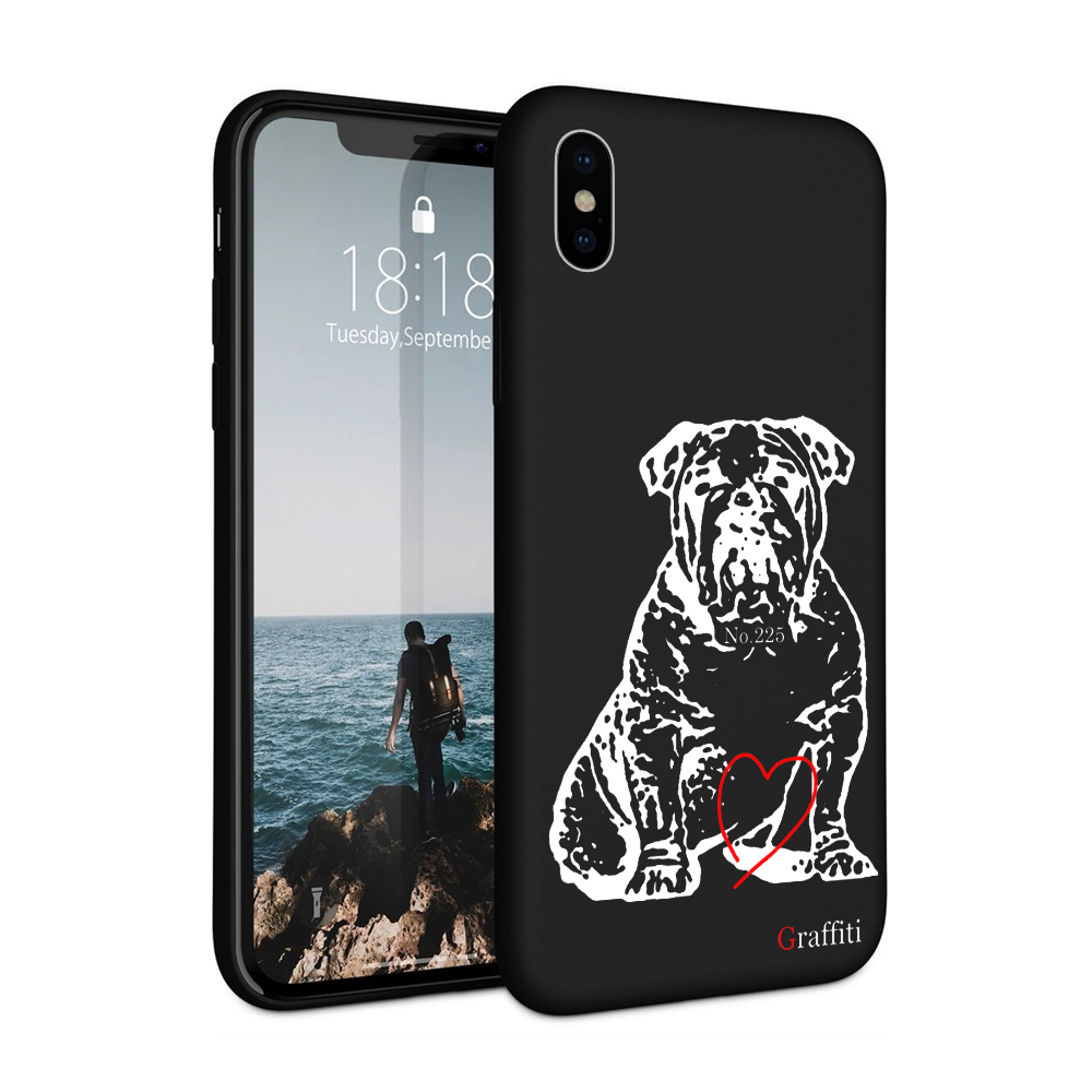 iPhone Xs Telefontok - Graffiti No.225 mintás szilikon tok iPhone Xs Telefontok - Graffiti No.225 mintás szilikon tok