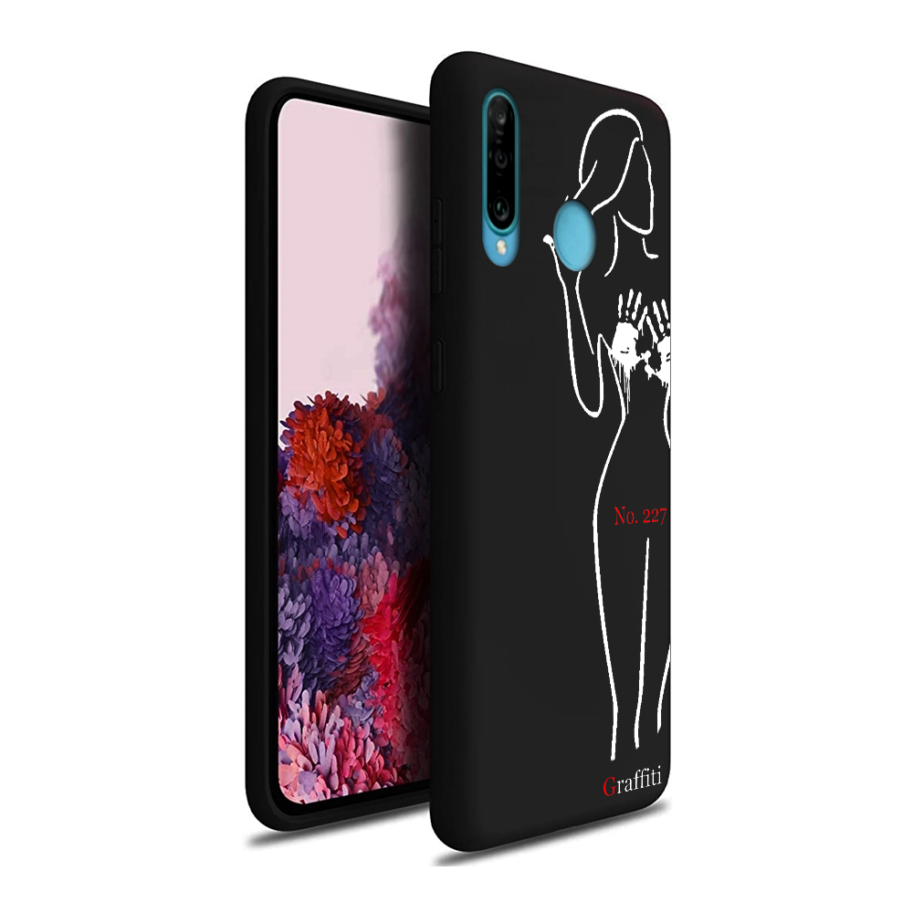 Huawei P30 Lite Telefontok - Graffiti No.227 mintás szilikon tok