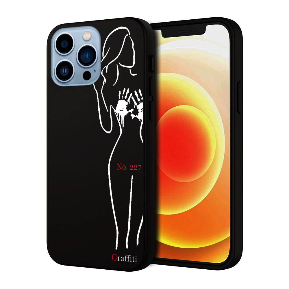 iPhone 13 Pro Max Telefontok - Graffiti No.227 mintás szilikon tok