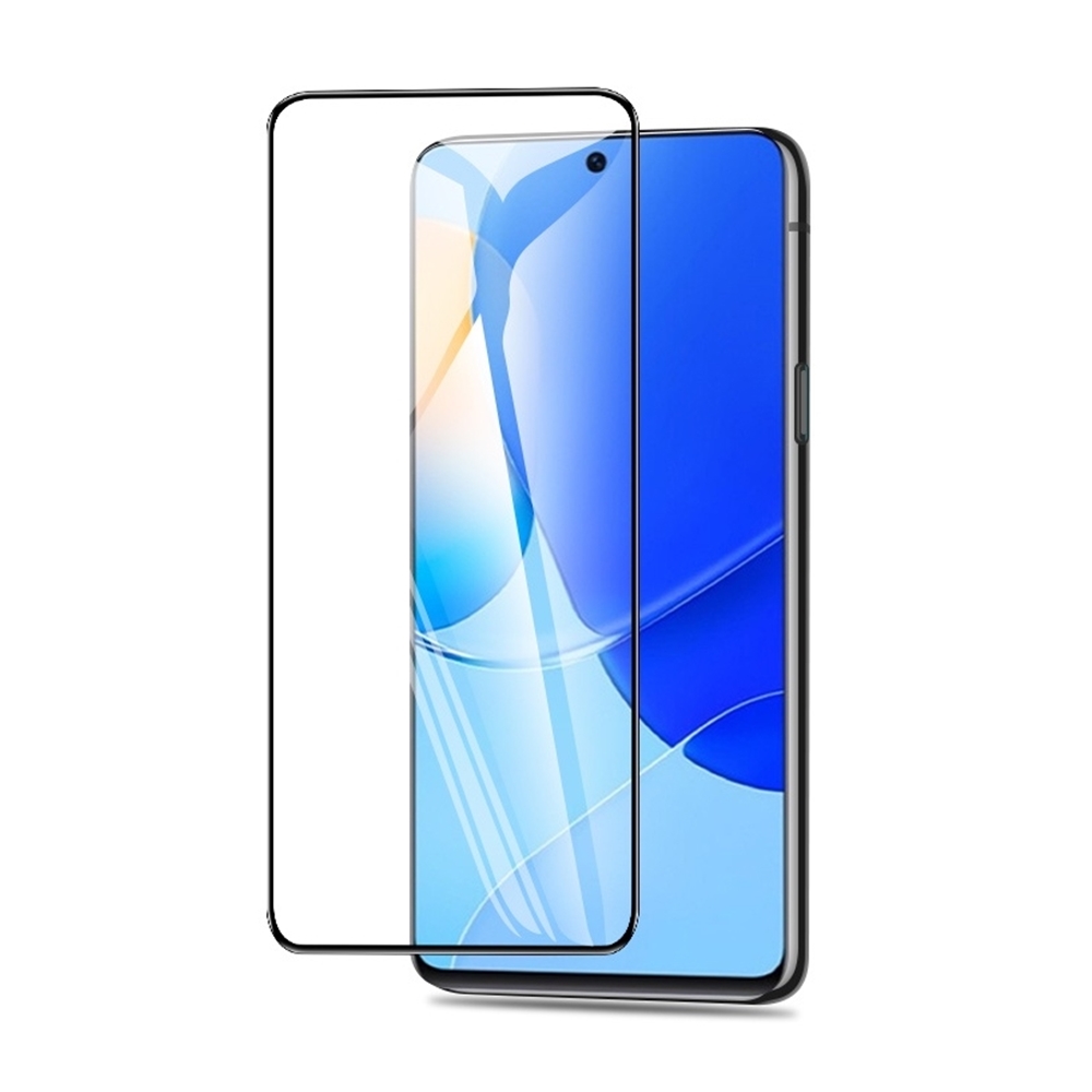 Huawei nova 9 SE Üvegfólia - tokbarát Slim 3D üvegfólia fekete kerettel