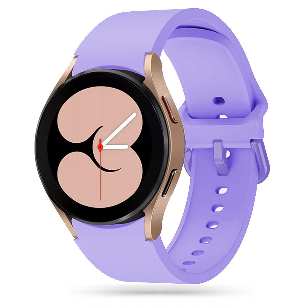 Okosóra szilikon szíj - Samsung Galaxy Watch6 / Watch6 Classic - lila szilikon szíj