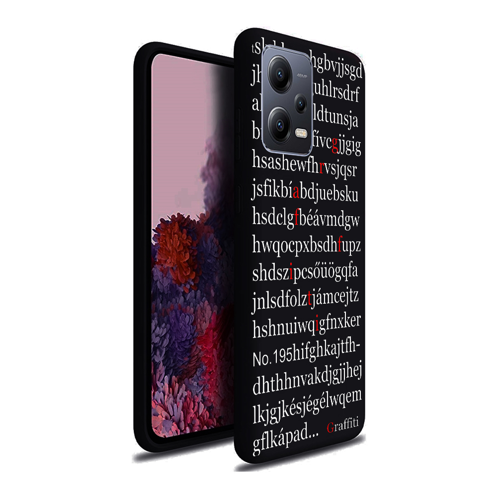 Xiaomi Redmi Note 12 Pro 5G Telefontok - Graffiti No.195 mintás szilikon tok