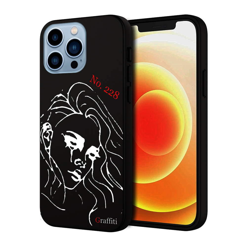 iPhone 15 Pro Max Telefontok - Graffiti No.228 mintás szilikon tok