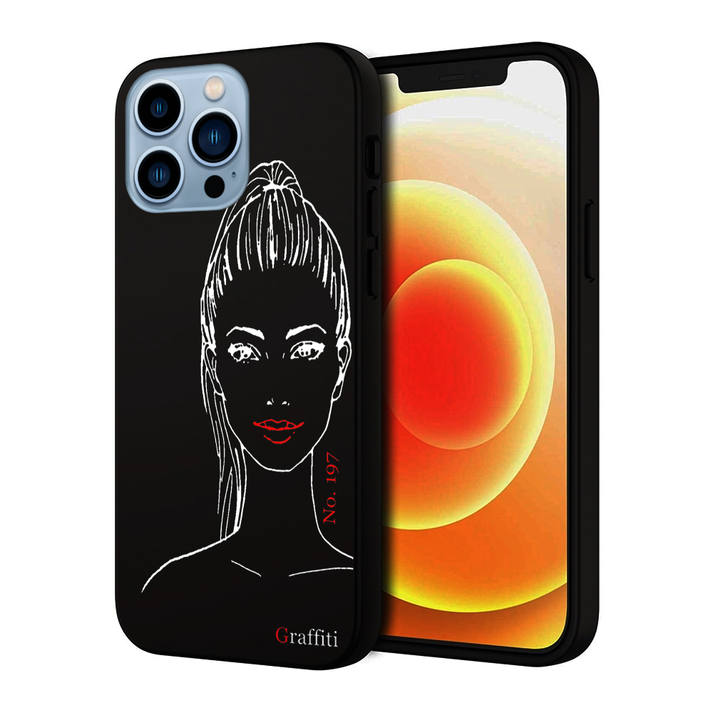 iPhone 15 Pro Max Telefontok - Graffiti No.197 mintás szilikon tok