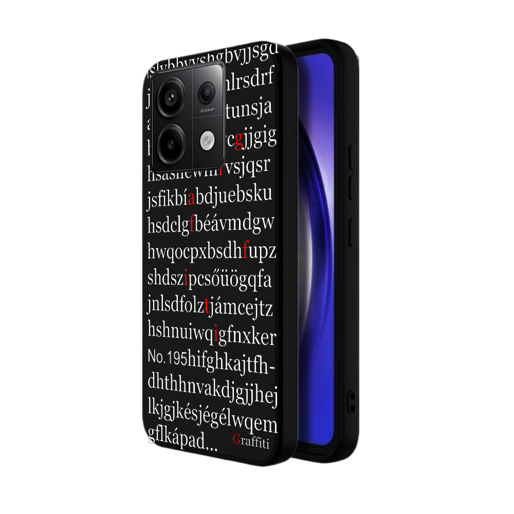 Telefontok Xiaomi Redmi Note 13 Pro 5G - Graffiti No.195 mintás szilikon tok Telefontok Xiaomi Redmi Note 13 Pro 5G - Graffiti No.195 mintás szilikon tok