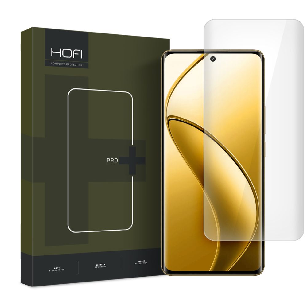 Üvegfólia Realme 12 Pro+ 5G - HOFI UV-s kijelzővédő üvegfólia - (az íves részre is ráhajlik)
