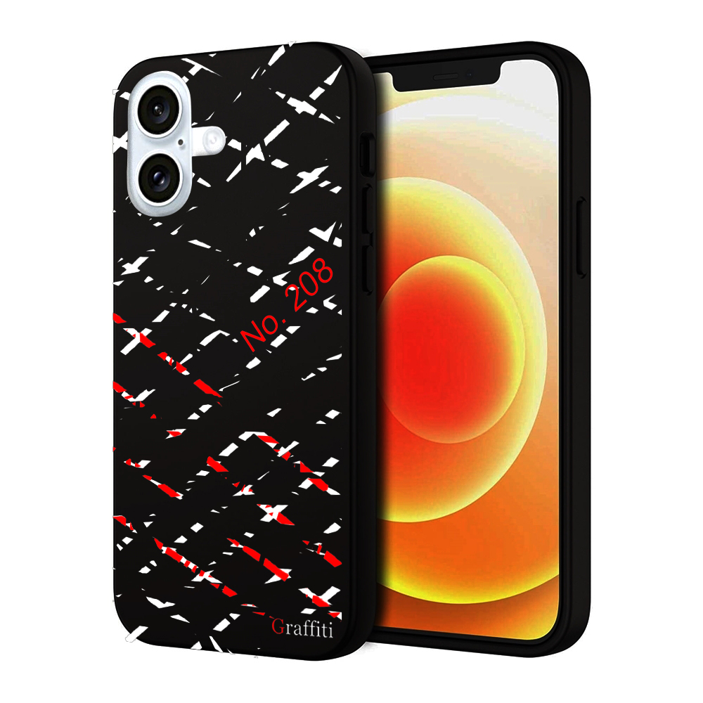 iPhone 16 - Graffiti No.208 mintás szilikon tok ﻿