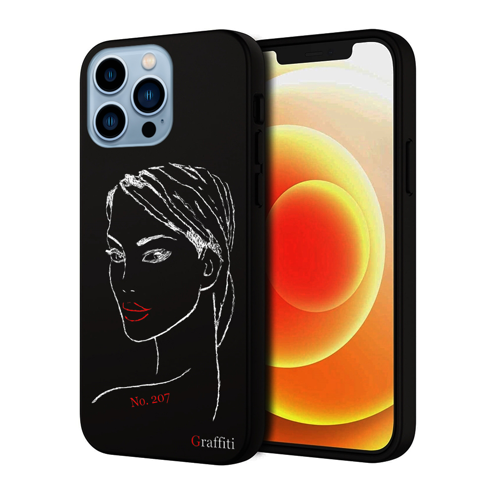 iPhone 16 Pro Max telefontok - Graffiti No.207 mintás szilikon tok ﻿