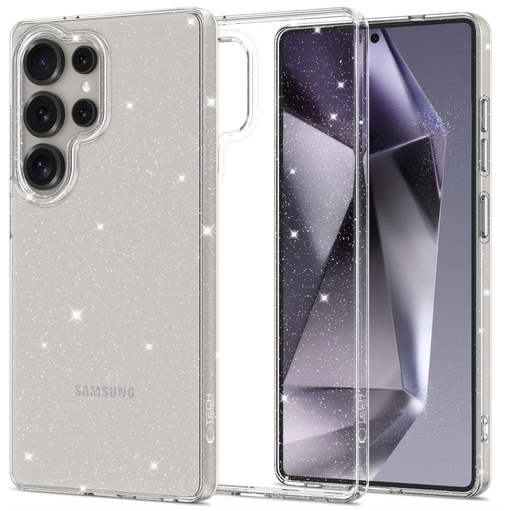 Telefontok Samsung Galaxy S25 Ultra - Glitter - átlátszó csillámos hátlap tok