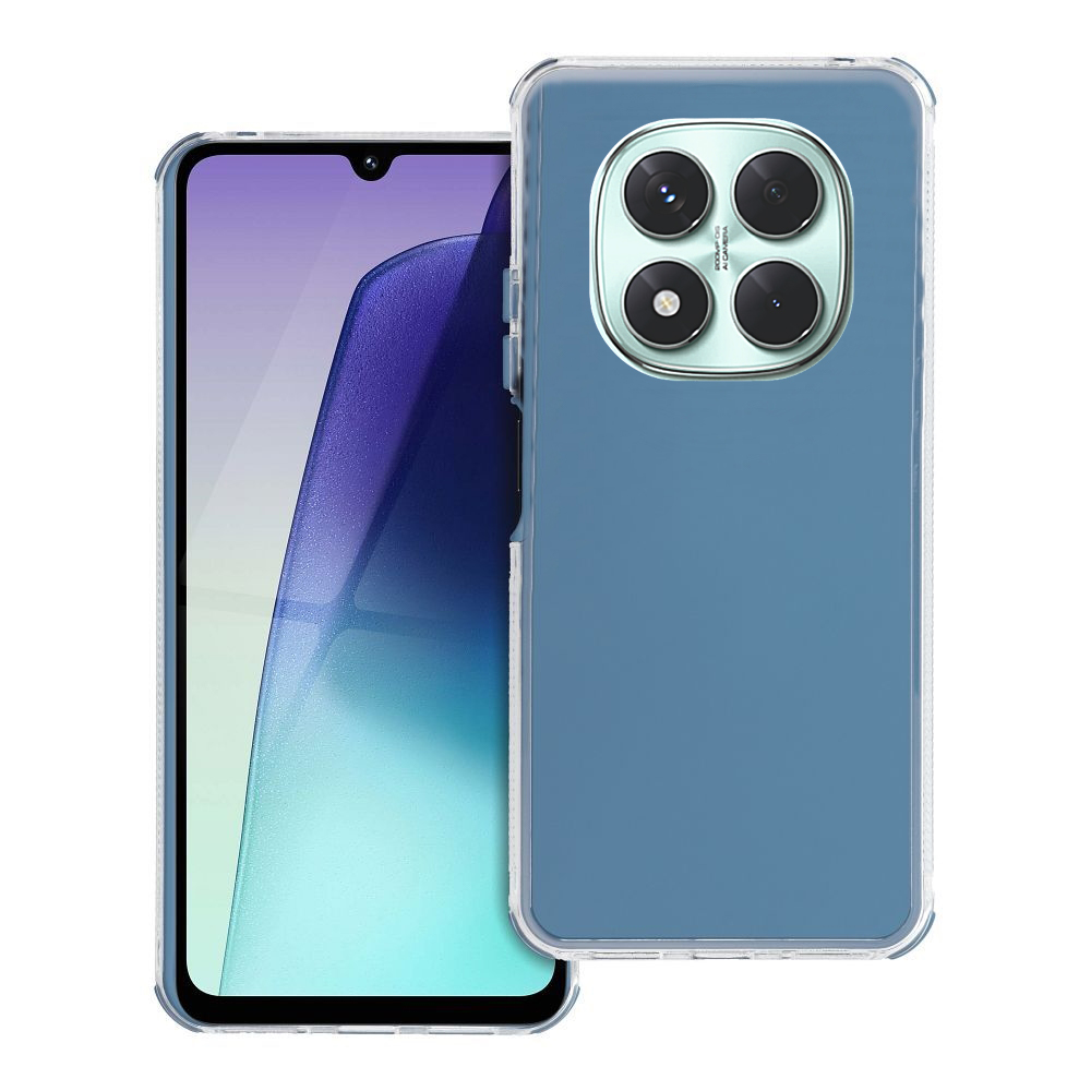 Xiaomi Redmi Note 14 Pro+ 5G telefontok - Matrix - átlátszó/kék műanyag hátlap tok