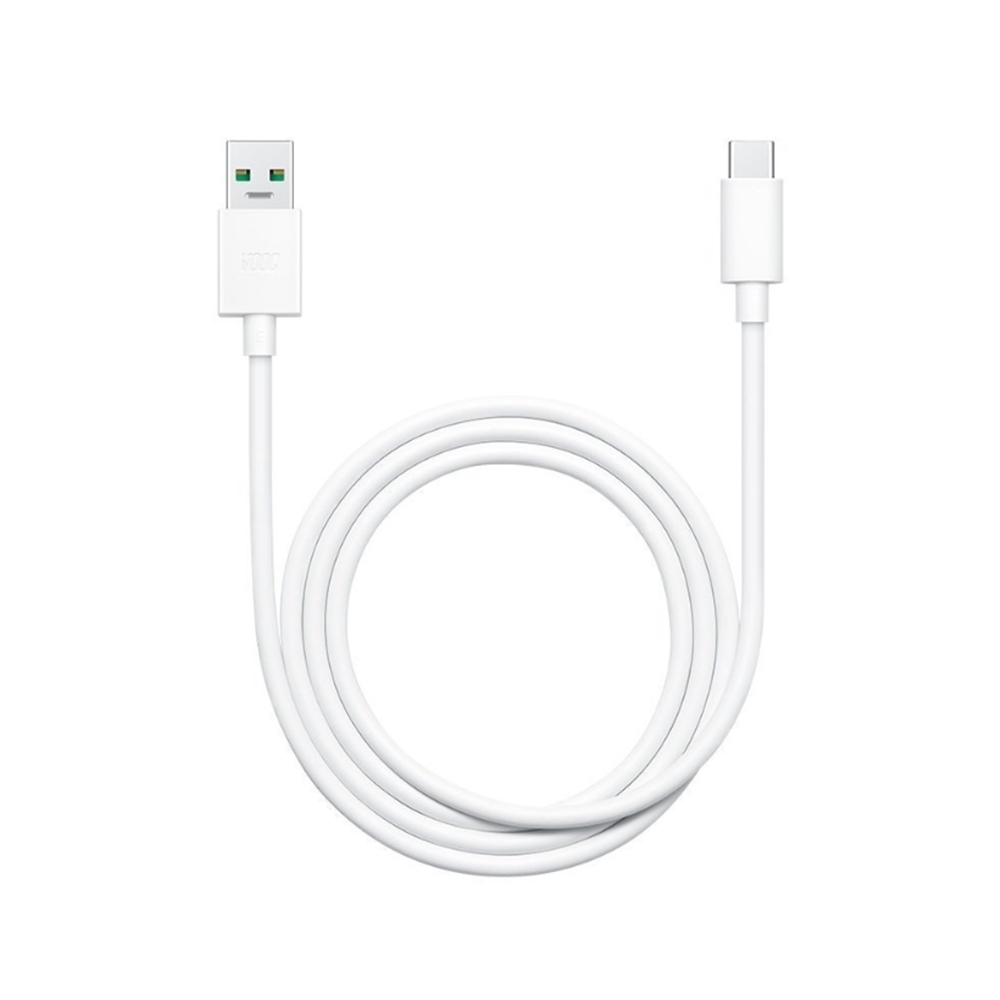 Oppo DL129 - USB / Type-C (USB-C) fehér kábel, 1 m, 65W