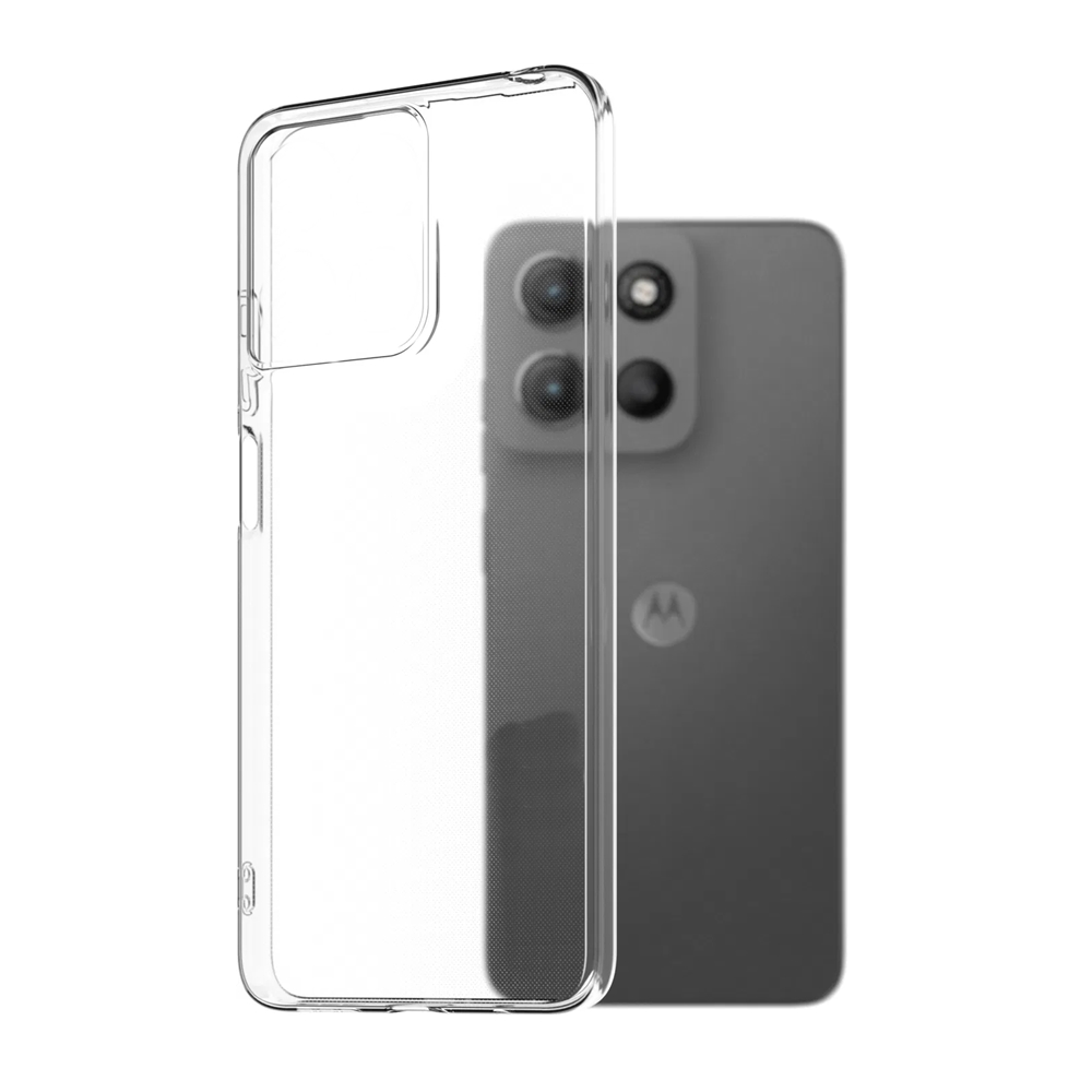 Telefontok Motorola Moto G86 5G - átlátszó szilikon hátlap tok Telefontok Motorola Moto G86 5G - átlátszó szilikon hátlap tok