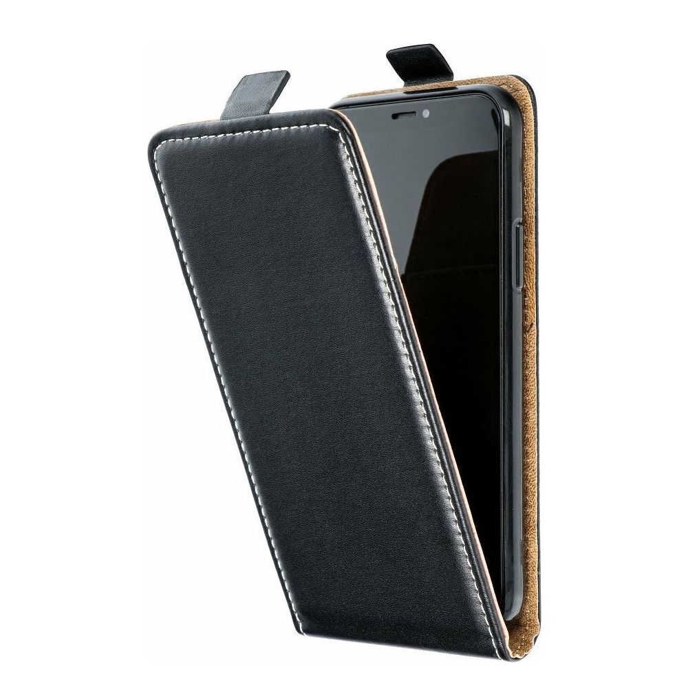 Telefontok Samsung Galaxy A17 4G / 5G - Lefelé nyíló Flexi Fliptok fekete