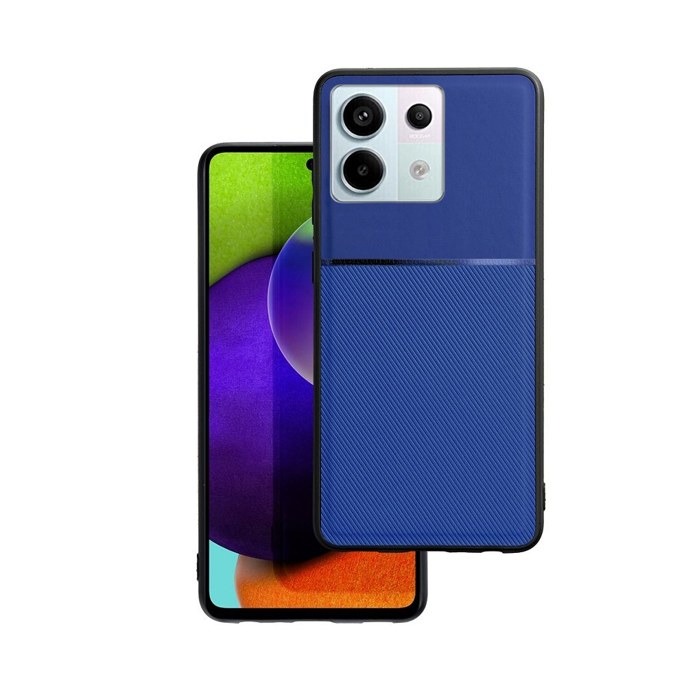 Telefontok Xiaomi Redmi 15C - Elegance kék műanyag hátlap tok szilikon kerettel