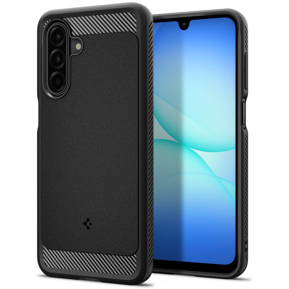 Telefontok Samsung Galaxy A17 4G / 5G - SPIGEN Rugged Armor fekete tok Telefontok Samsung Galaxy A17 4G / 5G - SPIGEN Rugged Armor fekete tok