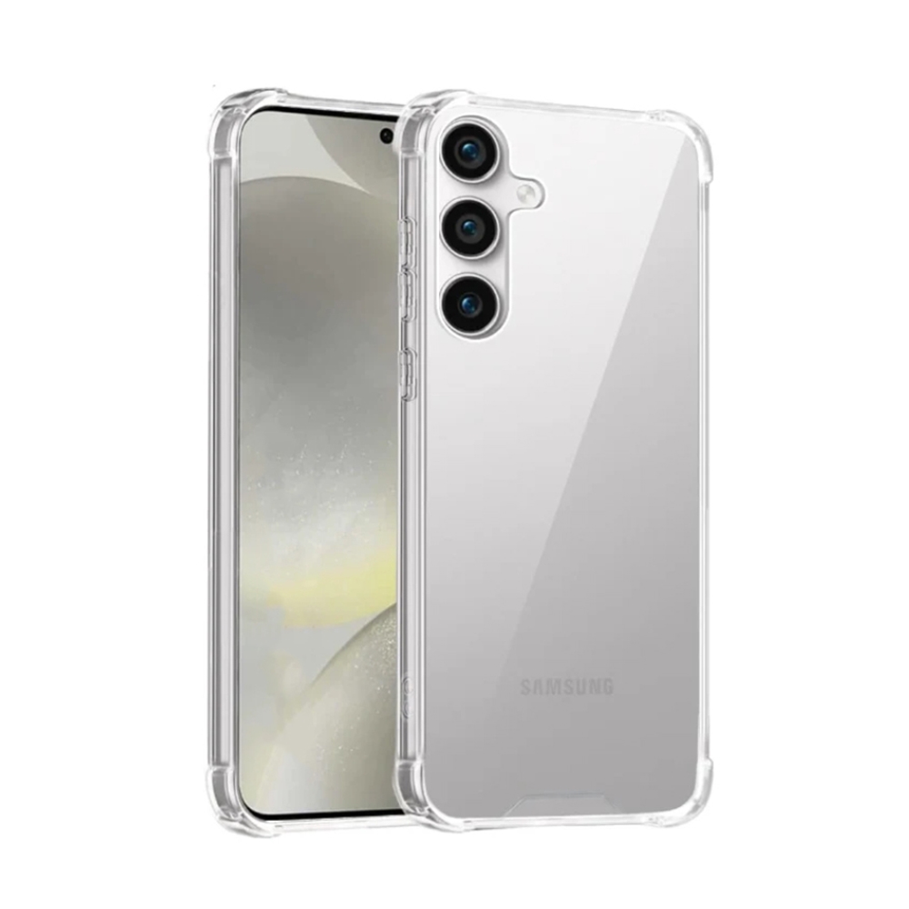 Telefontok Samsung Galaxy S25 FE - Ütésálló átlátszó hátlap tok Telefontok Samsung Galaxy S25 FE - Ütésálló átlátszó hátlap tok