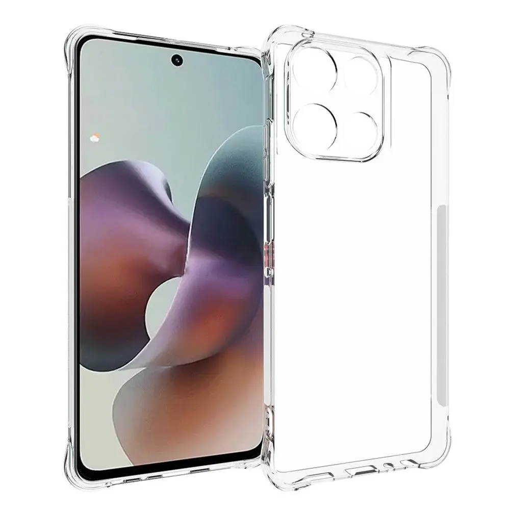 Telefontok Motorola Moto G86 5G - Ütésálló átlátszó hátlap tok Telefontok Motorola Moto G86 5G - Ütésálló átlátszó hátlap tok