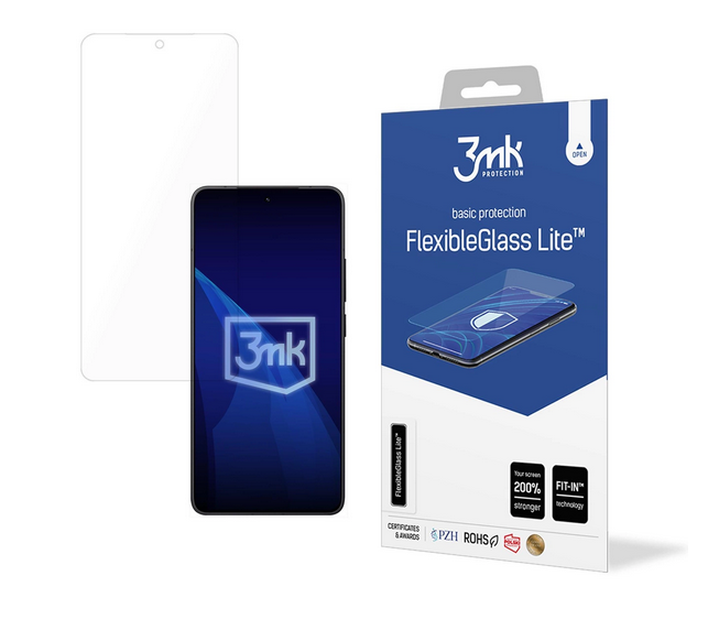 Védőfólia Xiaomi Redmi 15 4G/LTE - 3MK Flexibilis védőfólia