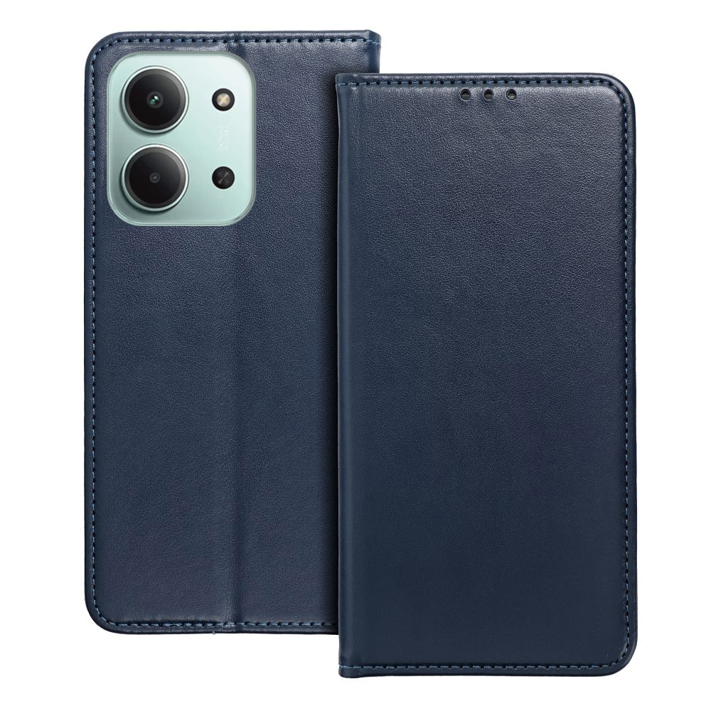 Telefontok Xiaomi Redmi 15C - Smart Magnetic kék szilikon keretes mágneses könyvtok Telefontok Xiaomi Redmi 15C - Smart Magnetic kék szilikon keretes mágneses könyvtok