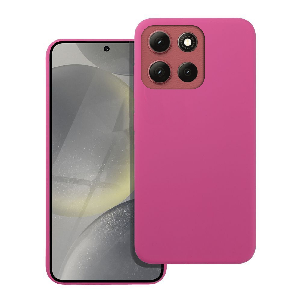 Telefontok Motorola Moto G86 5G - hot pink szilikon hátlap tok Telefontok Motorola Moto G86 5G - hot pink szilikon hátlap tok 