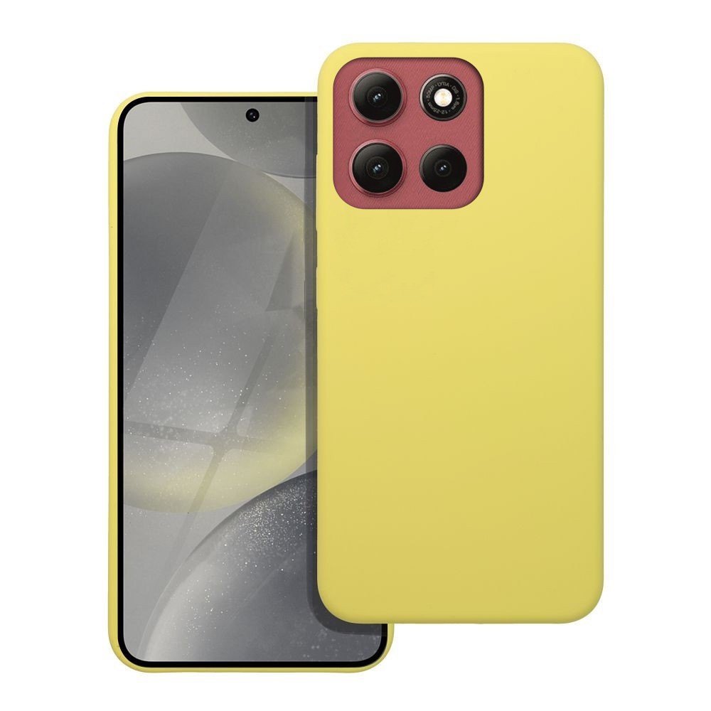 Telefontok Motorola Moto G86 5G - lemon szilikon hátlap tok Telefontok Motorola Moto G86 5G - lemon szilikon hátlap tok 