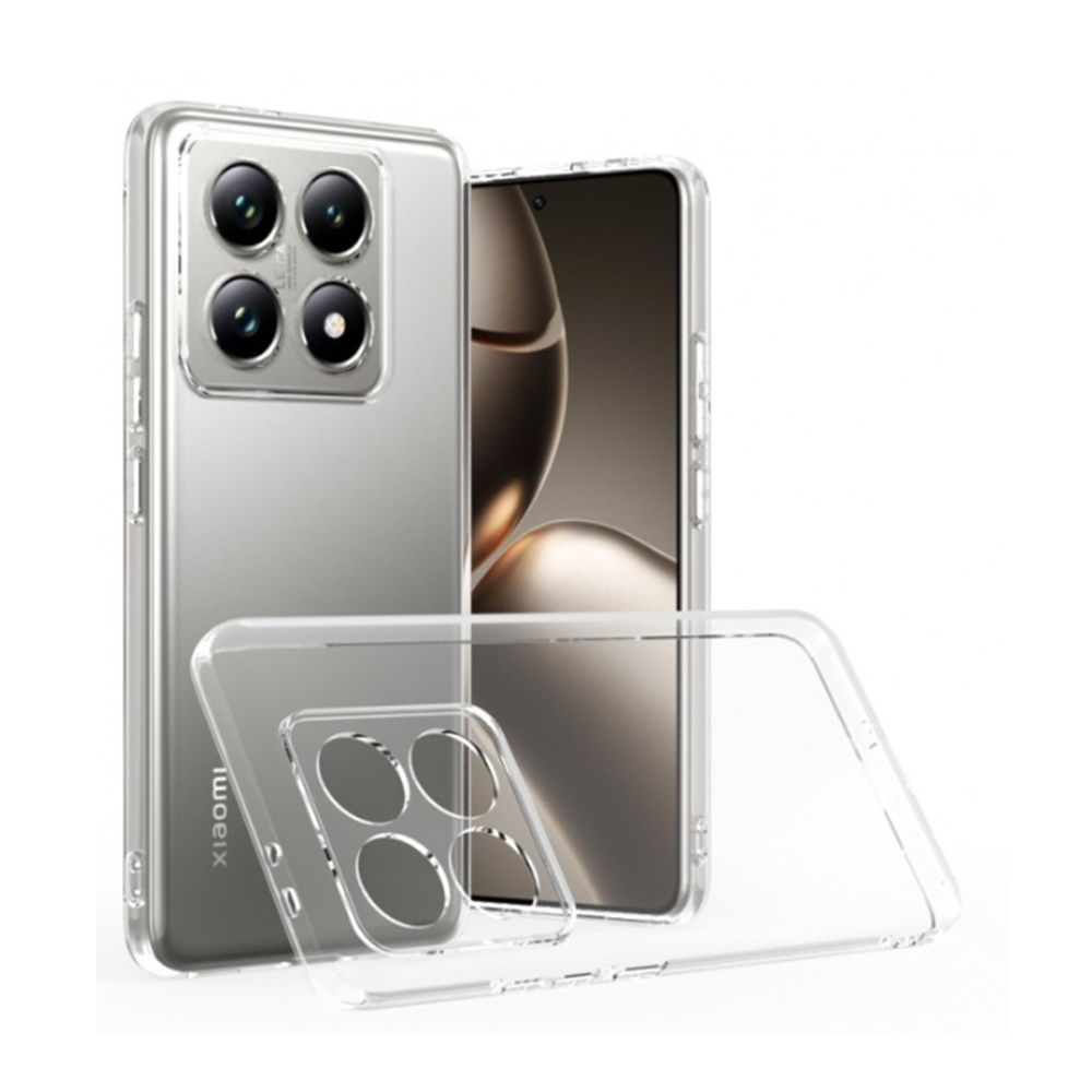 Telefontok Xiaomi 15T 5G - átlátszó szilikon hátlap tok Telefontok Xiaomi 15T 5G - átlátszó szilikon hátlap tok