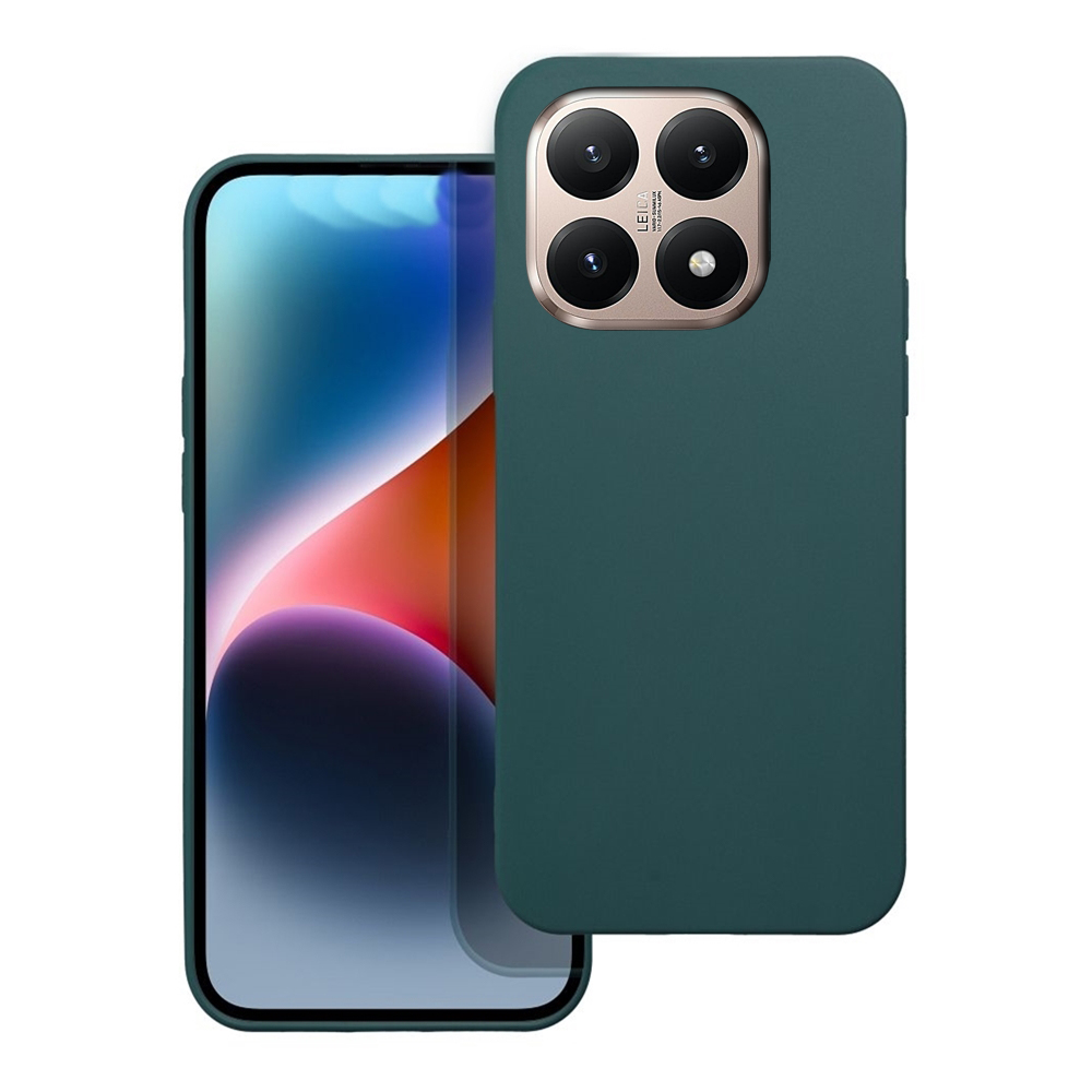 Telefontok Xiaomi 15T 5G - zöld szilikon hátlap tok Telefontok Xiaomi 15T 5G - zöld szilikon hátlap tok 