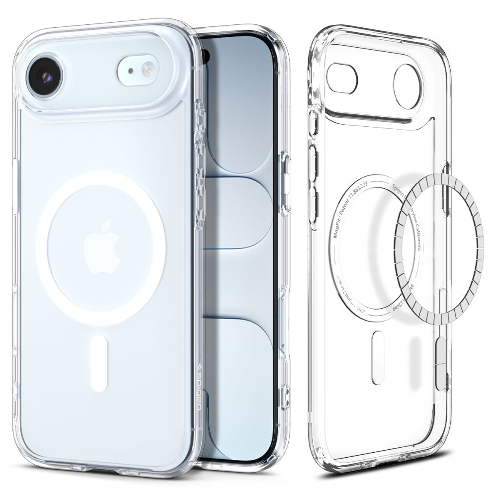 Telefontok iPhone 17 Air - Spigen Ultra Hybrid Magfit - MagSafe kompatibilis átlátszó hátlap tok Telefontok iPhone 17 Air - Spigen Ultra Hybrid Magfit - MagSafe kompatibilis átlátszó hátlap tok