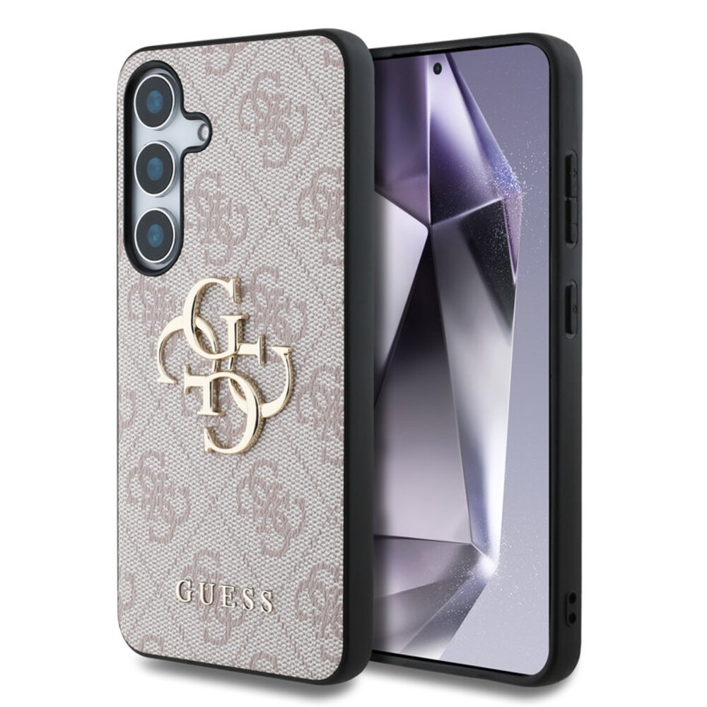 Telefontok Samsung Galaxy S25 FE - Guess Guess Metal Logo - pink, hátlap tok Telefontok Samsung Galaxy S25 FE - Guess Guess Metal Logo - pink, hátlap tok
