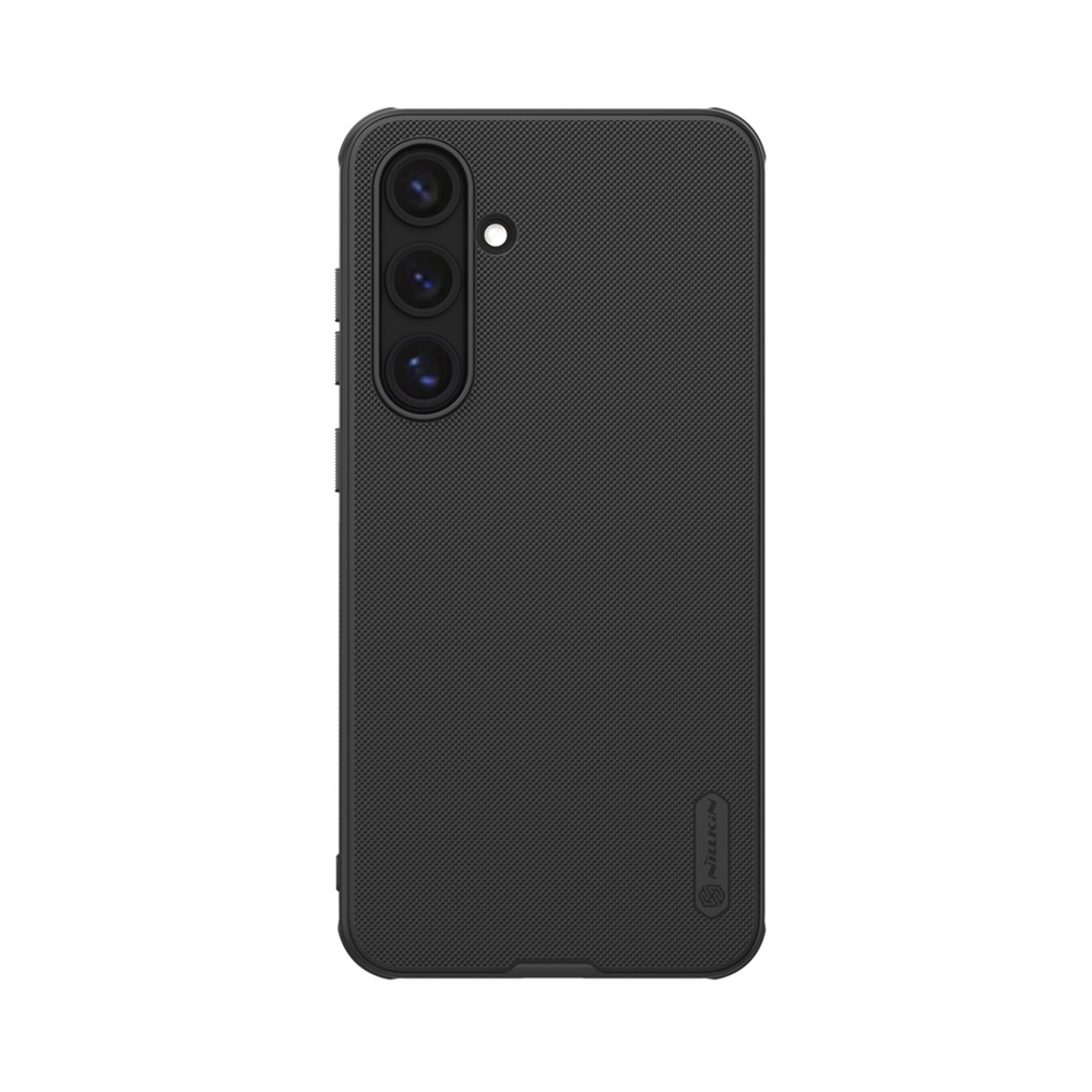 Telefontok Samsung Galaxy A17 5G - Nillkin Super Frosted - fekete hátlap tok beépített mágnessel (MagSafe tartóval kompatibilis)