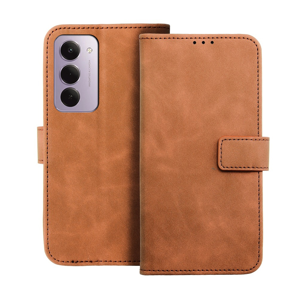 Telefontok Xiaomi Redmi 15 4G / 5G - Forcell Tender barna ráhajtófüles könyvtok Telefontok Xiaomi Redmi 15 4G / 5G - Forcell Tender barna ráhajtófüles könyvtok
