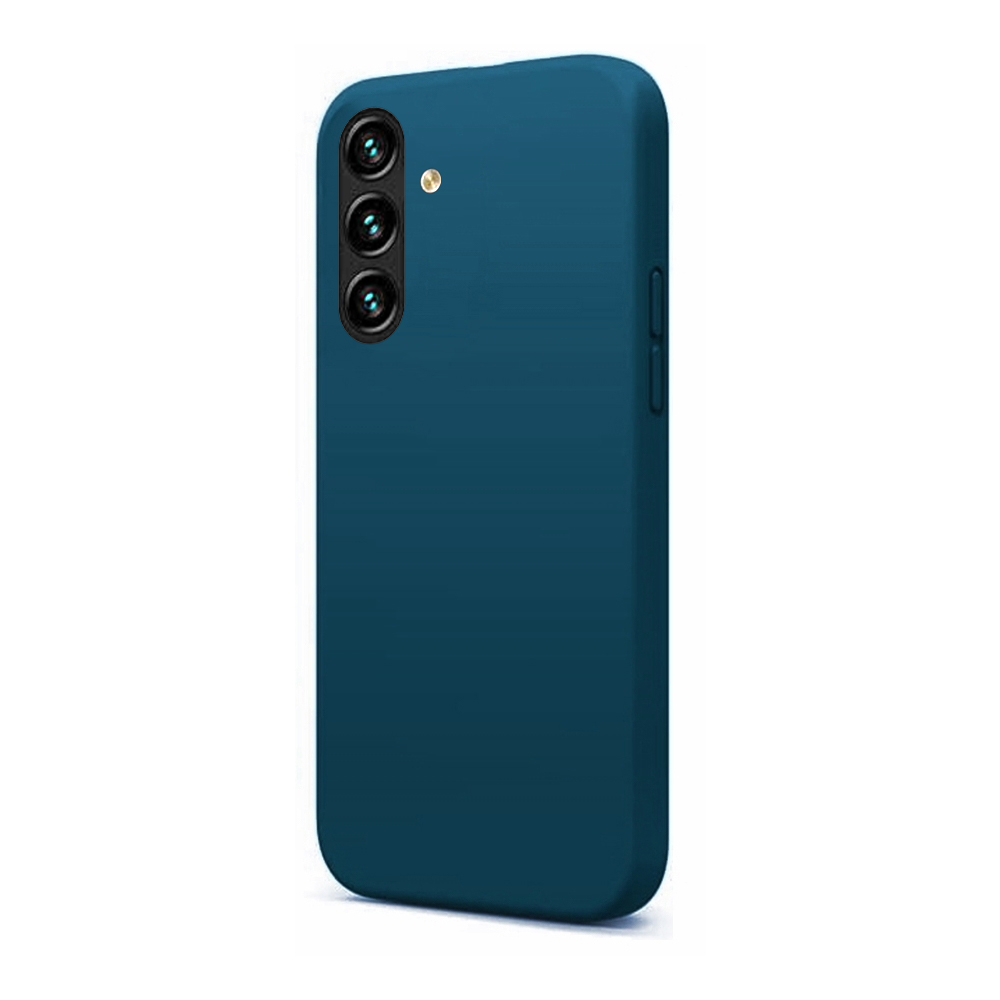Telefontok Samsung Galaxy A56 5G - türkizkék szilikon hátlap tok Telefontok Samsung Galaxy A56 5G - türkizkék szilikon hátlap tok