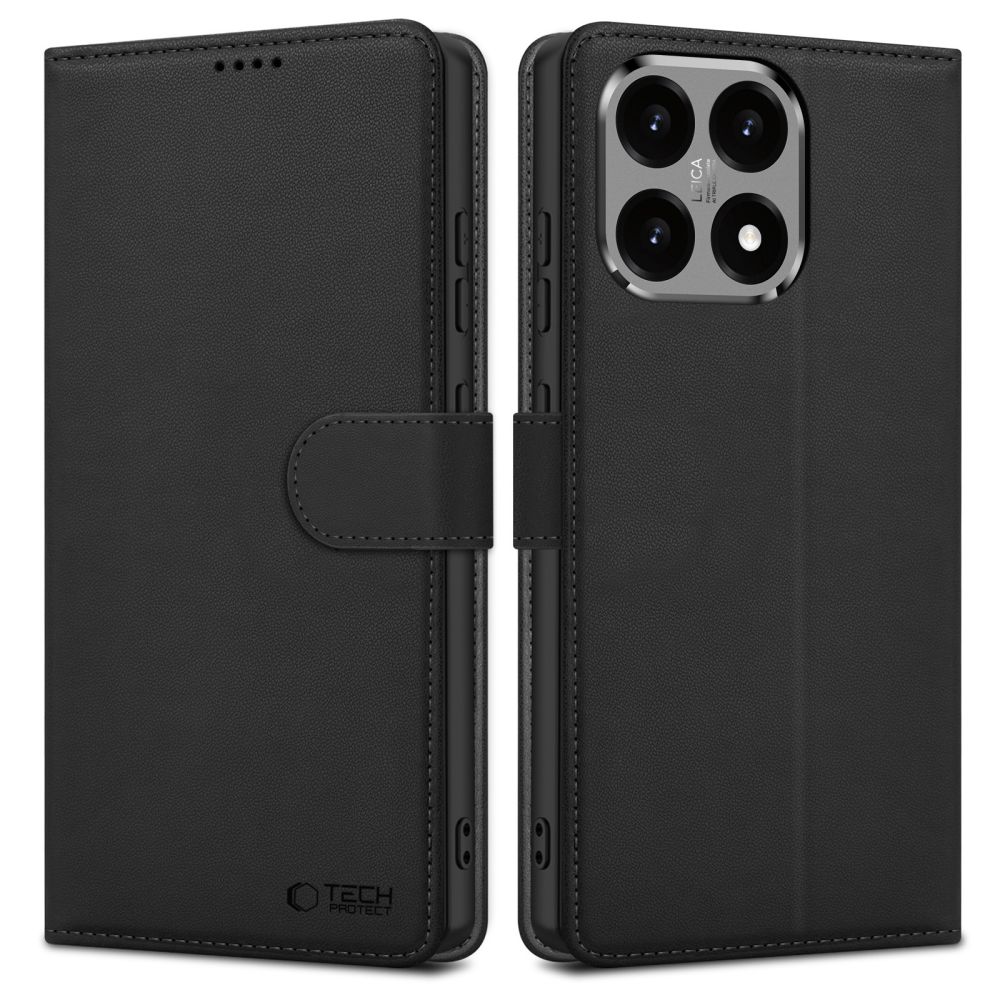Telefontok Xiaomi 15T 5G - Tech- Protect Wallet - fekete bőr könyvtok, ráhajtófüllel Telefontok Xiaomi 15T 5G - Tech- Protect Wallet - fekete bőr könyvtok, ráhajtófüllel 