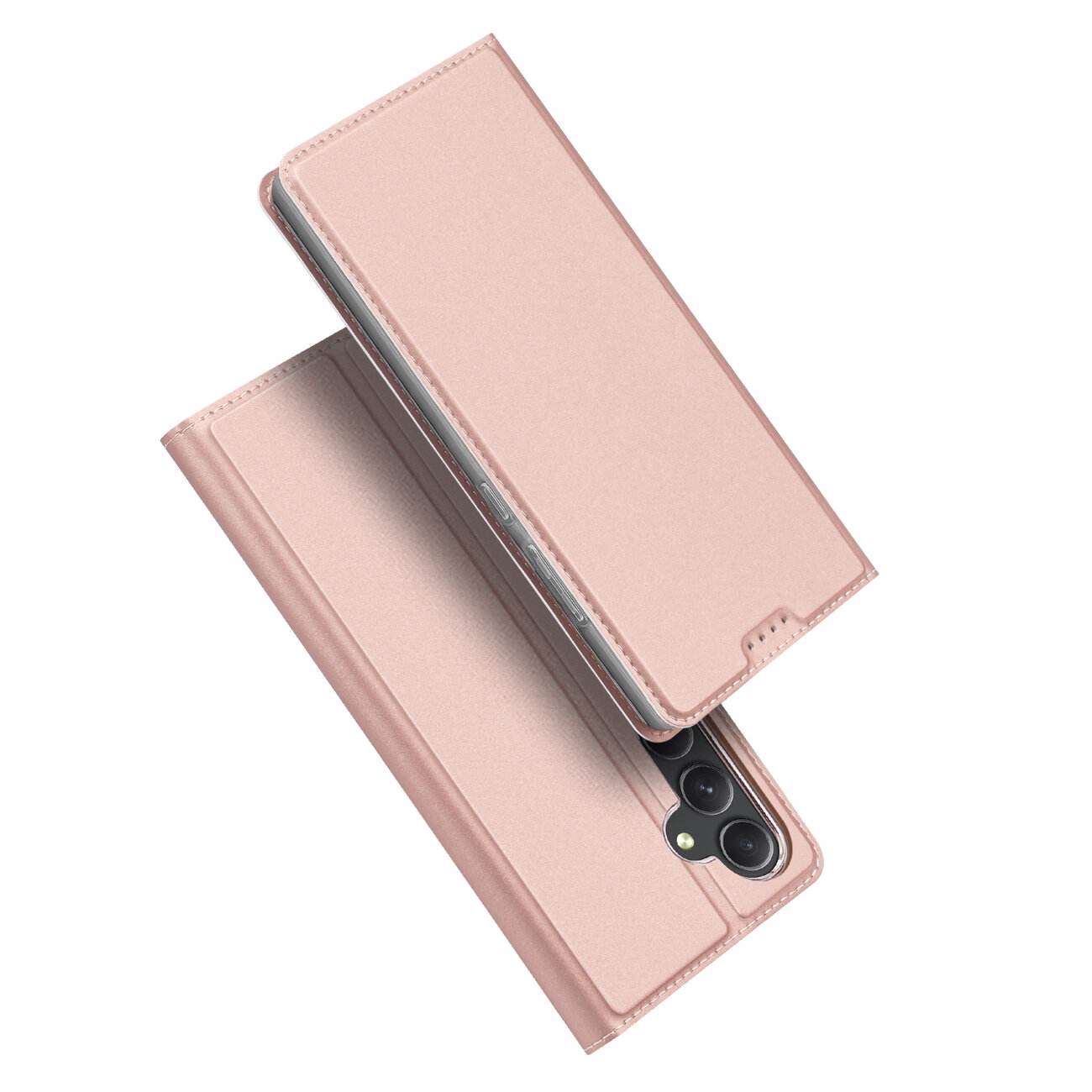 Telefontok Samsung Galaxy A17 4G / 5G - Dux Ducis rose gold könyvtok