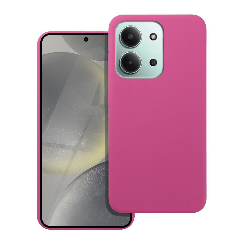 Telefontok Xiaomi Redmi 15C - 2mm-es hot pink szilikon hátlap tok Telefontok Xiaomi Redmi 15C - 2mm-es hot pink szilikon hátlap tok