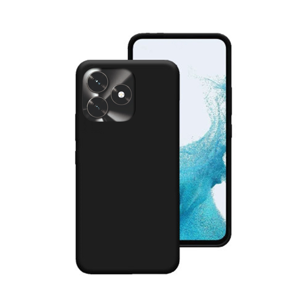 Telefontok Honor X5c Plus - fekete szilikon hátlap tok Telefontok Honor X5c Plus - fekete szilikon hátlap tok